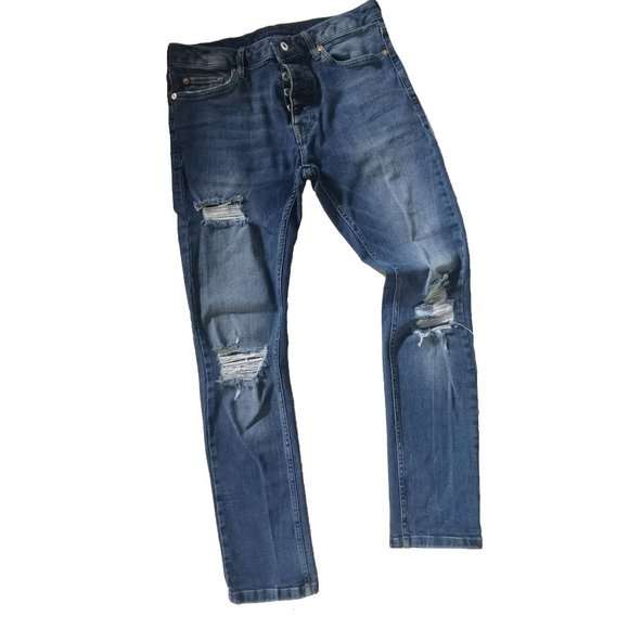Topman Other - Men Topman Buttons Front Distressed Jeans 30S